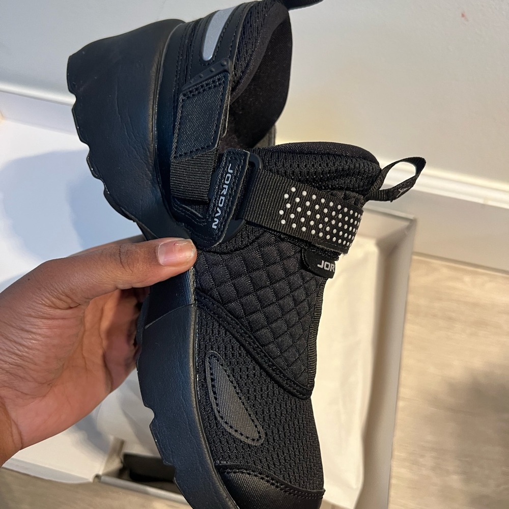 Jordan Kids' Black Athletic Slip-On Sneakers